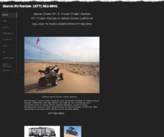 Glamisdunesrvrental.com(Glamis) Screenshot