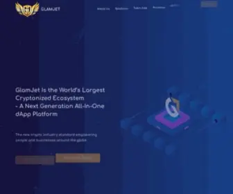 Glamjet.io(World's Largest Token) Screenshot