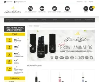 Glamlashes.com(Glamlashes) Screenshot