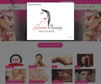 Glammbeauty.com(Salon at Home in Lucknow) Screenshot