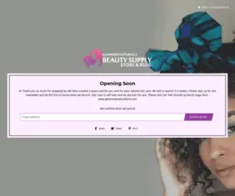 Glammednaturally.com(Glammednaturally Beauty Supply Store & Blog) Screenshot