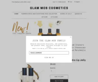 Glammobcosmetics.com(Glam Mob Cosmetics) Screenshot