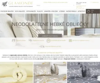 Glamonde.sk(Saténové obliečky z egyptskej bavlny) Screenshot