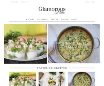 Glamorousbite.com(Eat Healthy & Live Well) Screenshot