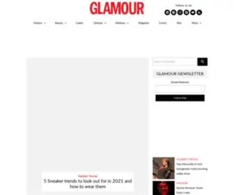Glamour.co.za(Glamour SA) Screenshot