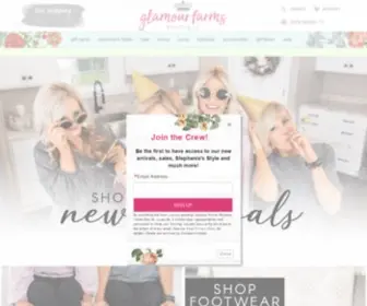 Glamourfarms.com(Glamour Farms Boutique) Screenshot
