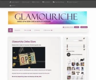 Glamouriche.co.za(Glamouriche Online Store Beauty Products South Africa) Screenshot