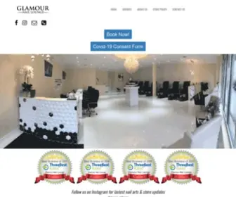 Glamournaillounge.com(Glamour Nail Lounge) Screenshot