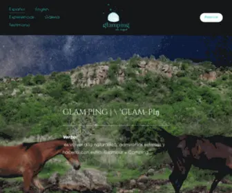 Glampingsanmiguel.com(Glam·ping) Screenshot