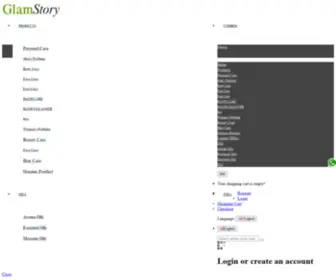 Glamstory.in(Home) Screenshot
