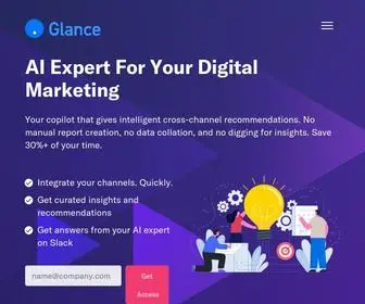 Glancehq.ai(AI in Digital Marketing) Screenshot