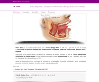 Glandesalivaires.com(Exploration des Pathologies des Glandes Salivaires) Screenshot