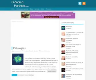 Glandulaparotida.com(Glándula) Screenshot