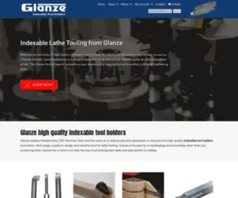 Glanze.co.uk(Glanze, Indexable Lathe Tooling from Glanze) Screenshot