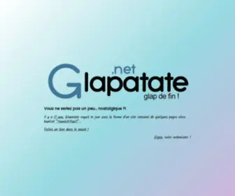 Glapatate.net(Glap de fin) Screenshot