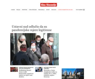 Glas-Slavonije.com(Glas Slavonije) Screenshot