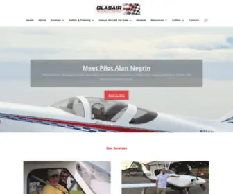 Glasairtraining.com(Glasair/Glastar/Sportsman Transition Training & Resales) Screenshot