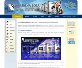 Glasbena-Sola.com(Glasbena šola na daljavo) Screenshot