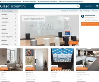 Glasdiscount.nl(Online glas bestellen) Screenshot