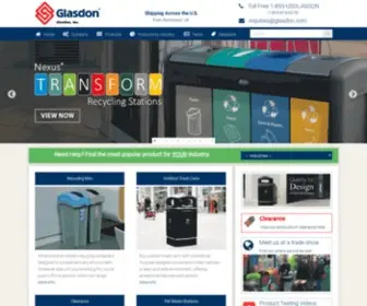 Glasdon.com(Fabrikant van Straatmeubilair) Screenshot