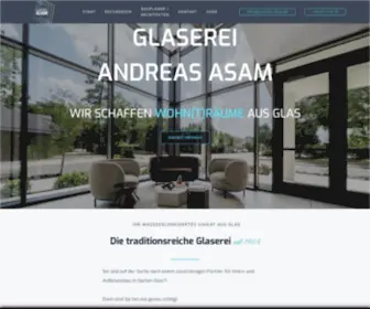 Glaserei-Asam.de(GLASEREI ASAM) Screenshot