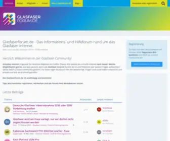 Glasfaserforum.de(Das Informations) Screenshot