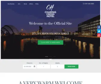 Glasgow-Guesthouse.net(Charing X Hotel Glasgow) Screenshot