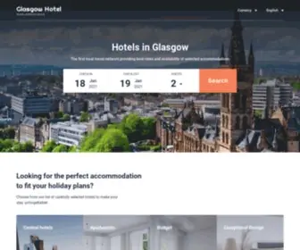 Glasgow-Hotels-UK.com(Glasgow hotels & apartments) Screenshot