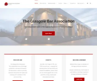 Glasgowbarassociation.co.uk(Independent voice of the legal profession in the west of Scotland) Screenshot