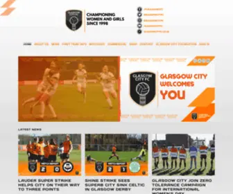 Glasgowcityfc.co.uk(Glasgow City FC) Screenshot