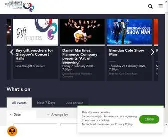 Glasgowconcerthalls.com(Glasgow Concert Halls) Screenshot