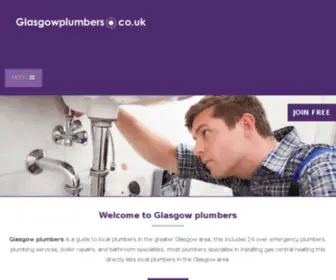 Glasgowplumbers.co.uk(Glasgow Plumbers) Screenshot