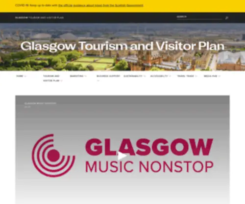 Glasgowtourismandvisitorplan.com(Glasgow Tourism and Visitor Plan) Screenshot