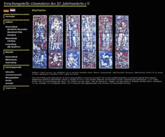 Glasmalerei-EV.net(Stiftung) Screenshot