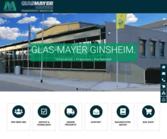 Glasmayer.com(Glas Mayer Ginsheim) Screenshot