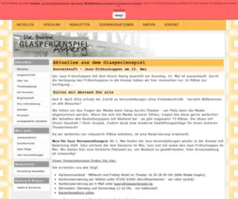 Glasperlenspiel.de(Aktuelles) Screenshot