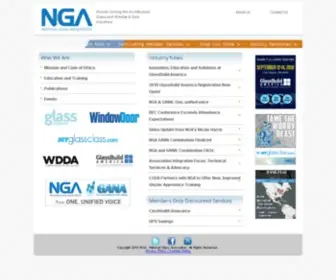 Glass.org(National Glass Association) Screenshot