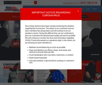 Glassamerica.net(Auto Glass Repair & Windshield Replacement and Repair) Screenshot