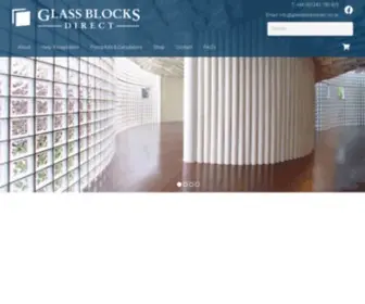 Glassblocksdirect.co.uk(SEVES Glass Blocks Range) Screenshot