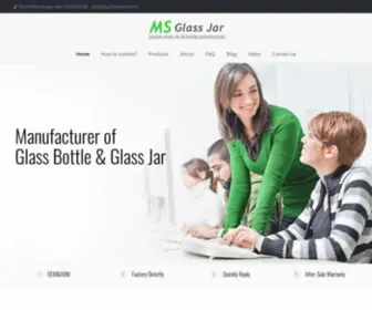 Glassbottle-Manufacturers.com(Custom glass bottle) Screenshot