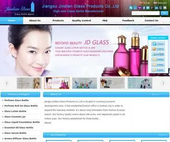 Glassbottlemaker.com(Jiangsu Jindian Glass Products Co) Screenshot