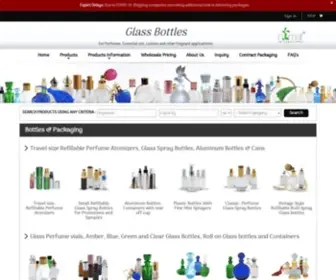 Glassbottles.com(Amber, Cobalt Blue, Clear and Frosted Glass Bottles) Screenshot