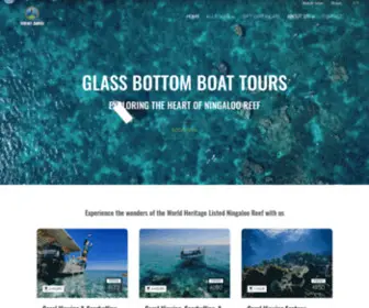 Glassbottomboat.com.au(Ningaloo Ecology Cruises) Screenshot