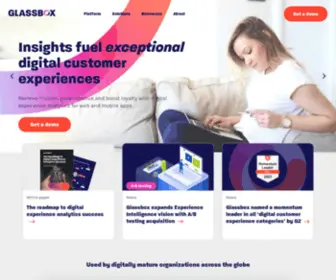 Glassbox.com(Innovative Digital Customer Experience Solutions) Screenshot