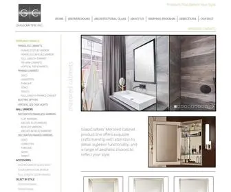 Glasscraftersmirroredcabinets.com(GlassCrafters INC) Screenshot
