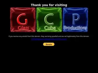 Glasscubeproductions.com(Glasscubeproductions) Screenshot