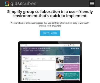 Glasscubes.com(The Easiest Way to Collaborate with People Inside or Outside of Your Company) Screenshot