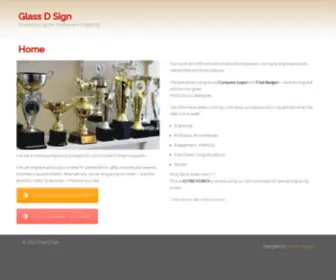 Glassdsign.co.uk(Glass D Sign) Screenshot