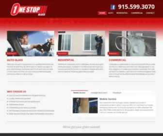 Glasselpaso.com(One Stop Glass) Screenshot