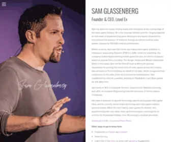 Glassenberg.com(Meet Sam Glassenberg) Screenshot